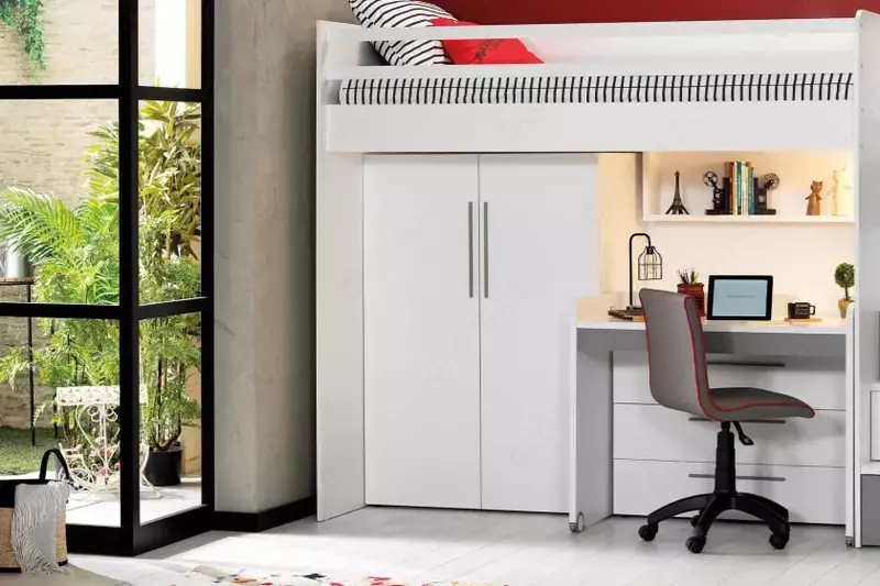 Комод Almila "Neo Grey" 98 х 61.5 х 65.9 см (Турция) Белый