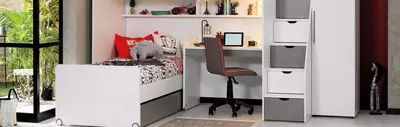 Beshik moduli Almila "Neo Grey Karyola" 80 x 180 sm (Turkiya) Kulrang