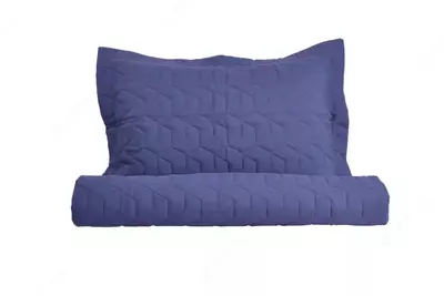 Комплект текстильных изделий Almila Life "Vibes" 210 х 240 см (Турция) Синий