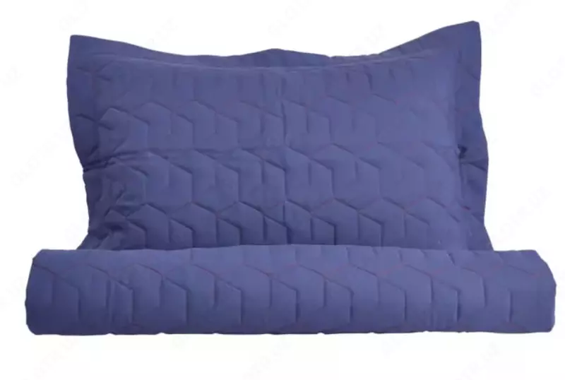 Комплект текстильных изделий Almila Life "Vibes" 210 х 240 см (Турция) Синий - по запросу