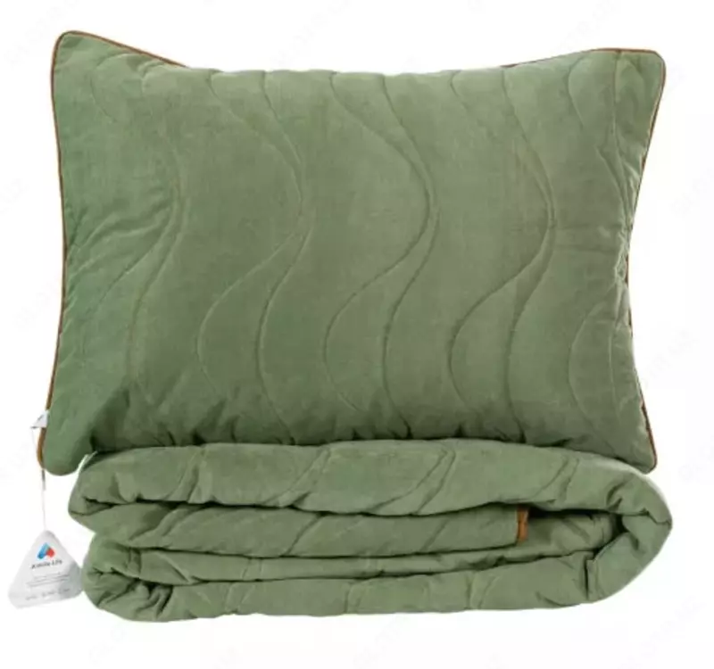 Комплект текстильных изделий Almila Life "Greaf" 210 х 240 см (Турция) Зеленый - по запросу