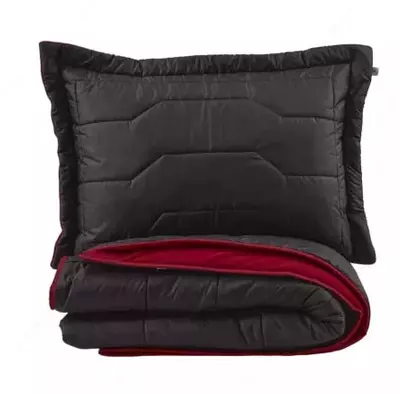 Комплект текстильных изделий Almila "Roox" 200 х 240 см (Турция) Черный/Красный