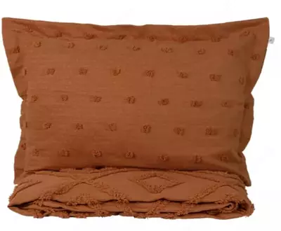 Комплект текстильных изделий Almila Life "Mellow Cinnamon" 210 х 250 см (Турция) Коричневый