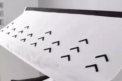 Тент для детской кроватки Almila Life "Nordic Todi" (Турция) Белый/черный