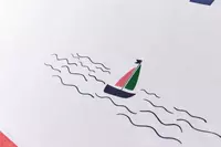 Almila Life "Sailor Todi" beshikli ayvon (Turkiya) Oq/dekor - по запросу