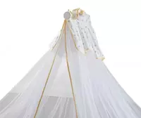 Москитная тюль для детской кроватки Almila "Mia Paris" (Турция) Белая - по запросу