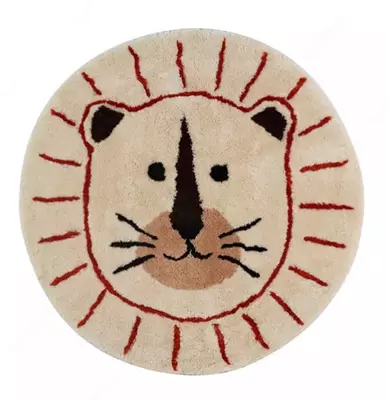 Круглый ковер для детских комнат Almila Mobilya "Lion" d 100 см (Турция)