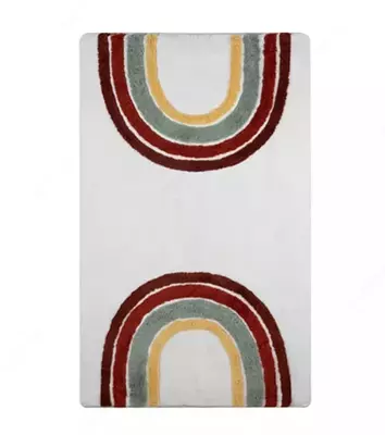 Радужный ковер для детских и подростковых комнат Almila Mobilya "Rainbow" 100 х 160 см (Турция)