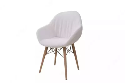Yumshoq stul Almila Life "Boon Chair" (Turkiya) Oq