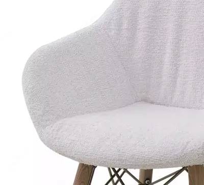 Yumshoq stul Almila Life "Boon Chair" (Turkiya) Oq