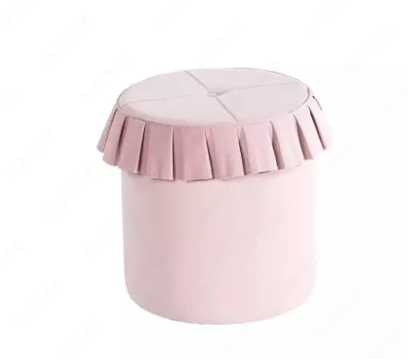 Almila Life "Bianca" (Turkiya) Pushti rufflesli dumaloq puf - по запросу