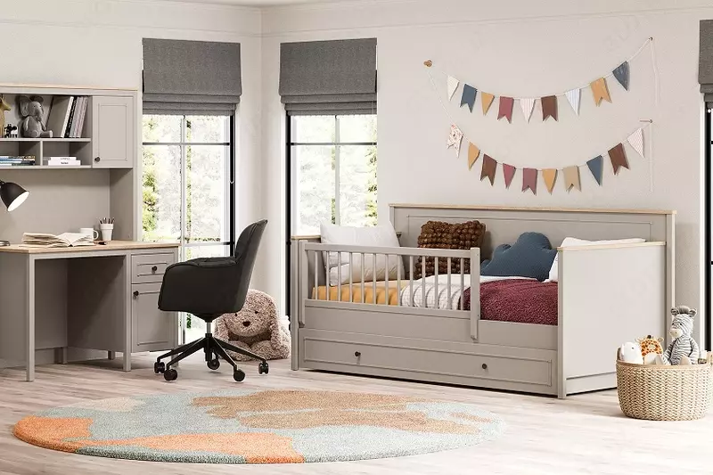 Almila Sento tortib olinadigan beshik moduli (80x175 sm) Магазин турецкой детской мебели "ALMILA"