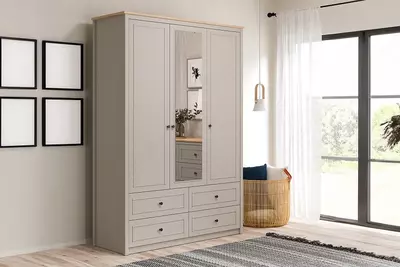 3-х дверный шкаф с выдвижными ящиками Almila Sento