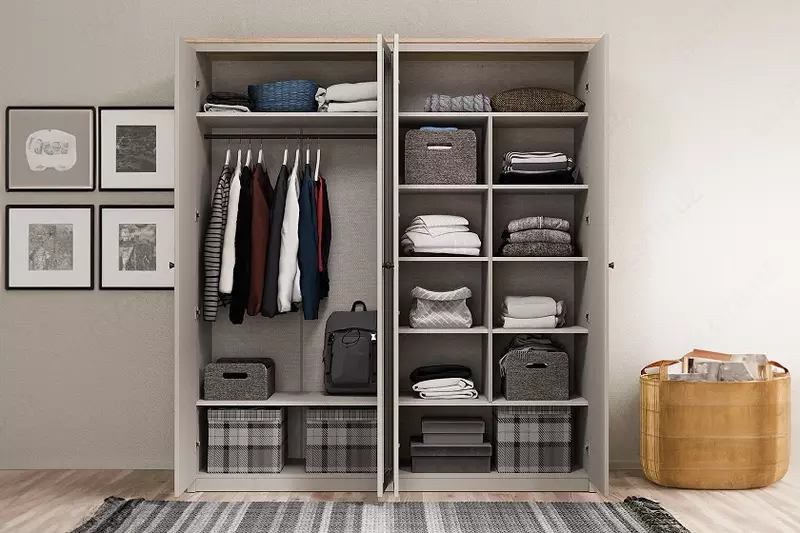 4-х дверный шкаф Almila Sento