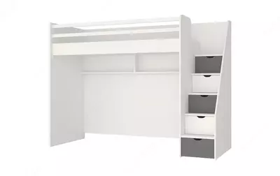 Двухъярусная кровать Almila Neo Gri (90x200 cm)