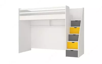 Двухъярусная кровать Almila Neo Sarı (90x200 cm)