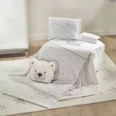 Детская кроватка качалка Sofy Grey Almila (60x120 cm)