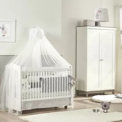 Детская кроватка качалка Sofy White Almila (60x120 cm)