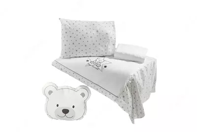 Детская кроватка качалка Sofy White Almila (60x120 cm)