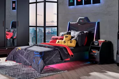 Кровать Roox Raven Led Almila (120x200 cm)