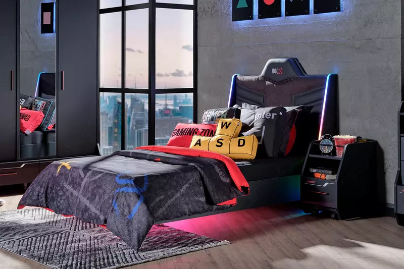 Кровать Roox Raven Led Almila (120x200 cm) - 13 000 000 сум