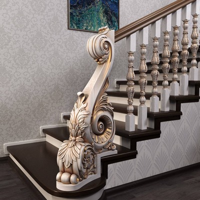 Перила для лестниц №1 - Цена по запросу