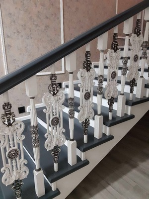 Перила для лестниц №3 - Цена по запросу