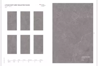 Керамическая плитка LITHOS 80*120 Серый - 358 896.9 сум / кв.м