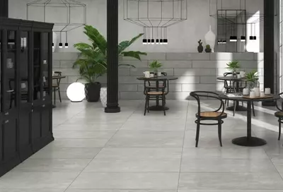 Керамическая плитка CONCRETE 120*60 R-480 антрацит