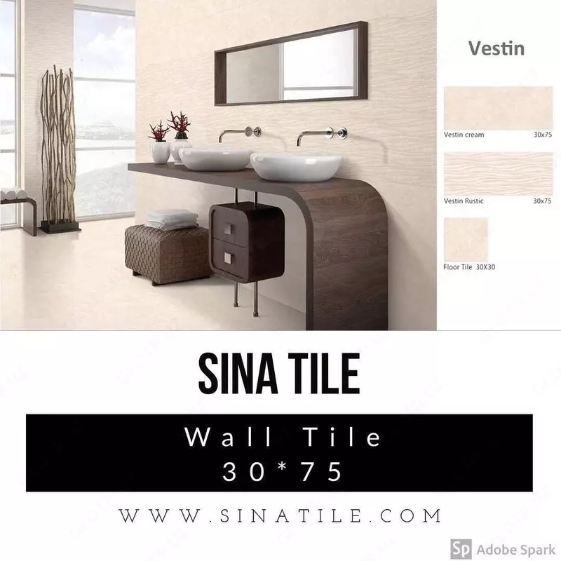 174 688 сум Керамическая плитка Vestin 30*75