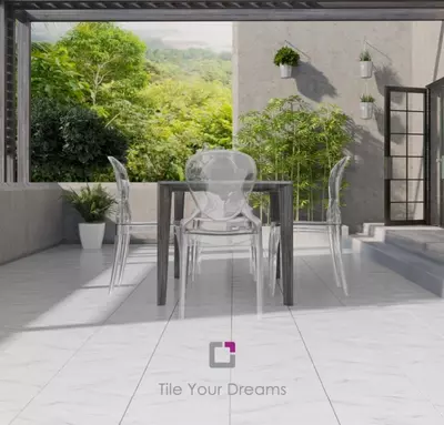 Керамическая напольная плитка (Белая) - Цена по запросу