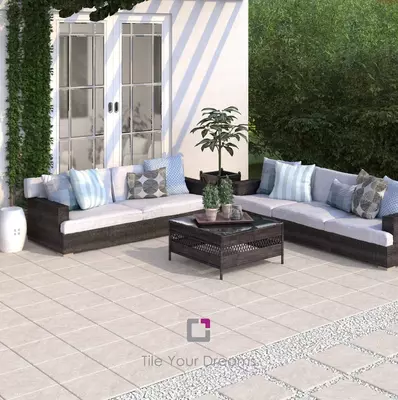 Универсальная напольная плитка "SAHAND" 40 х 40 см (Кремовая) "PMA CERAMIC"