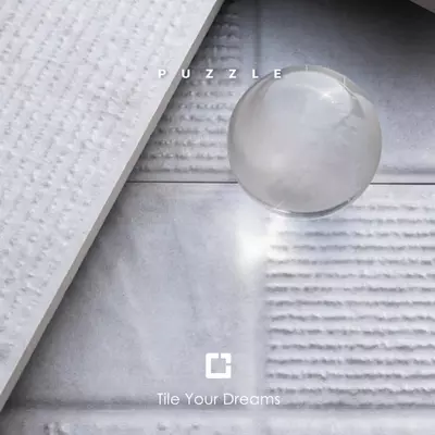 Керамическая плитка "PUZZLE" 40 х 120 см (Белая) - Цена по запросу