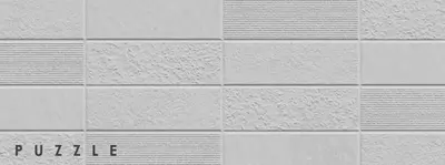 Керамическая плитка "PUZZLE" 40 х 120 см (Серая)