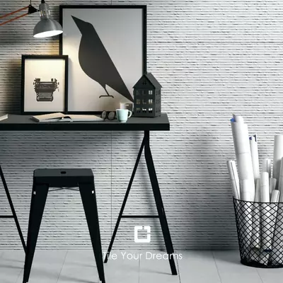 Цена по запросу Керамическая настенная плитка "ANTIQUE" 40 х 120 см (Светло-серая)