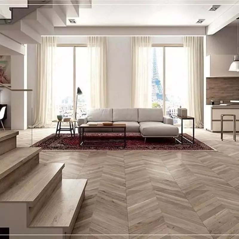 Керамическая напольная плитка (Паркетная) Орех