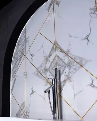 Керамическая настенная плитка "CARRARA" 60 х 120 см (Мрамор)