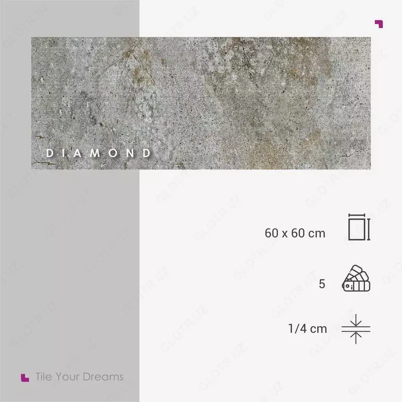 Иранский кафель DIAMOND - 215 338.1 сум