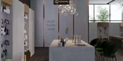 Керамическая плитка (универсальная) "FAVANIA" Ocean Light Gray (Матовая)