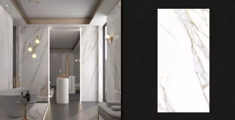 от 719 405.4 сум Керамическая плитка (универсальная) "FAVANIA" Calacatta Gold (Полированная)