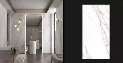 от 714 742.8 сум / кв.м Керамическая плитка (универсальная) "FAVANIA" Calacatta Gold (Полированная)