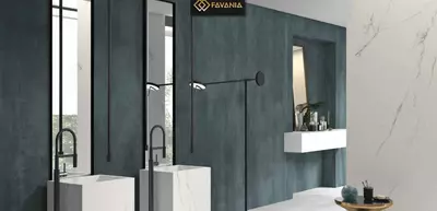 Керамическая плитка (универсальная) "FAVANIA" Ocean Blue (Матовая)