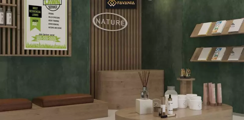 Seramika plitkalari (universal) "FAVANIA" Ocean Green (mat)