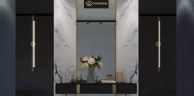 Керамическая плитка (универсальная) "FAVANIA" Neolith Blue (Полированная)