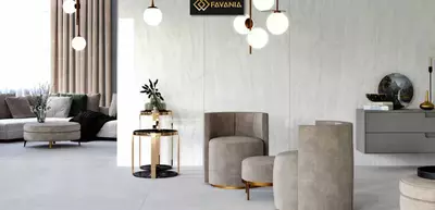 Seramika plitkalari (universal) "FAVANIA" Onyx Perla (mat)