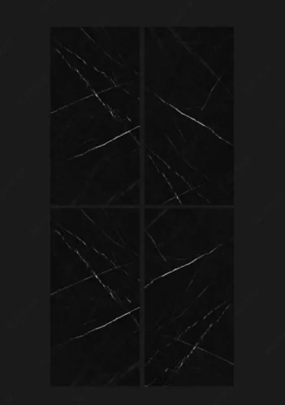 Керамическая плитка (универсальная) "FAVANIA" Pietra Black (Полированная) - от 717 793.8 сум