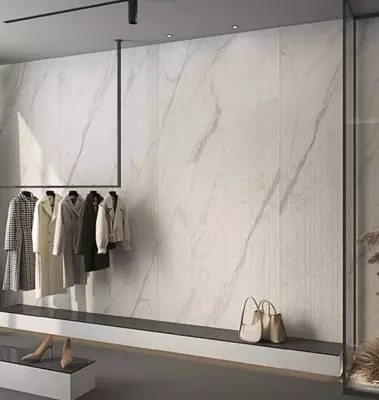 Seramika plitkalari (devor) "FAVANIA" Carrara AX kitobi o'yini (mat)