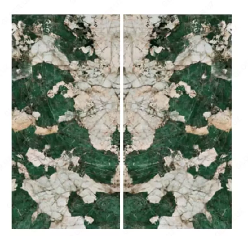 Керамическая плитка (настенная) "FAVANIA" Emerald  book match (Полированная) - от 717 793.8 сум