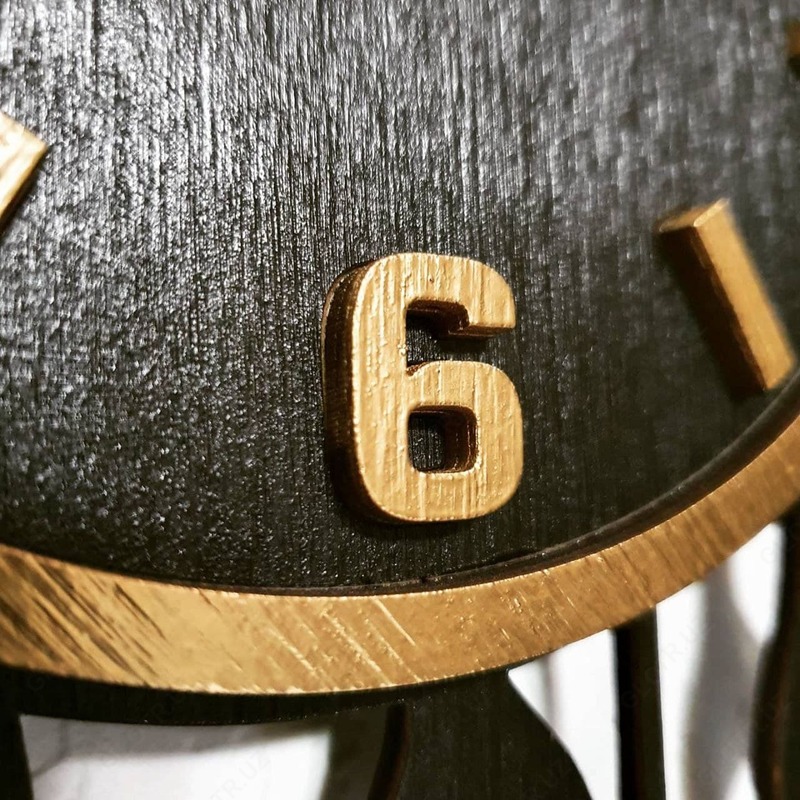 Настенные часы для салона красоты с вашим логотипом на заказ Ecodecor Cool