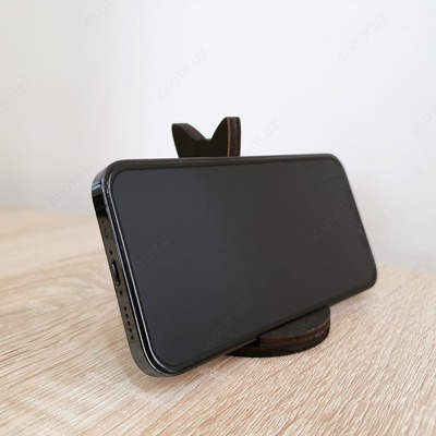 Подставка для телефона Котик . Материал дерево(фанера) Только в розницу